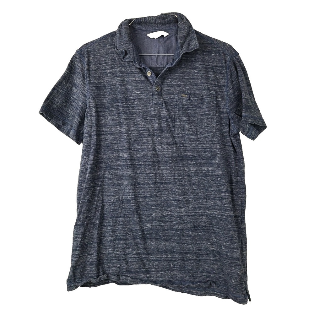 Calvin‎ Klein Jeans Mens Polo Shirt Small Dark Gray Short Sleeve Collared Preppy